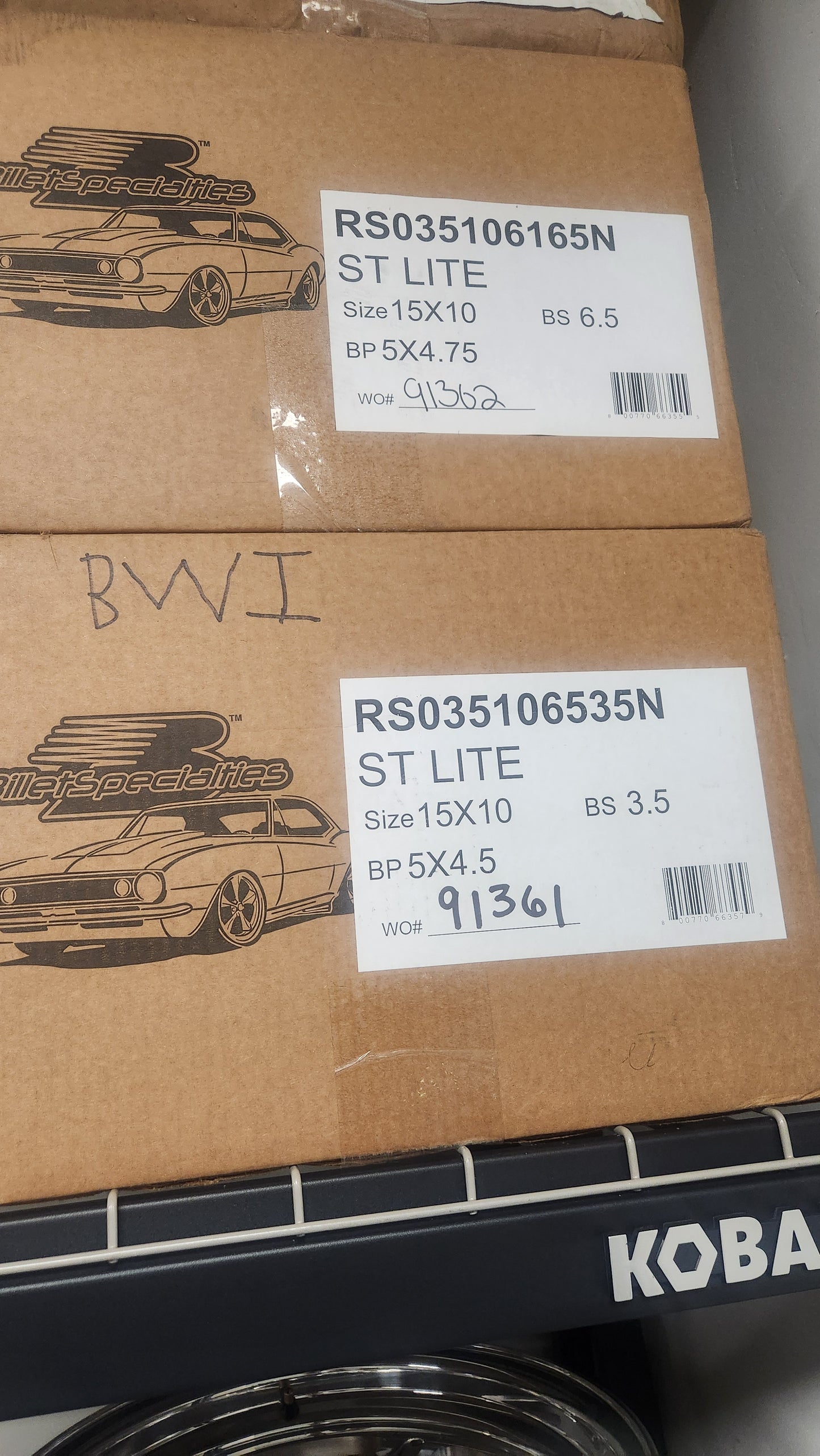 *NEW*Billet Specialties Street Lite- 15x10 5x4.5BP, 3.5 BS