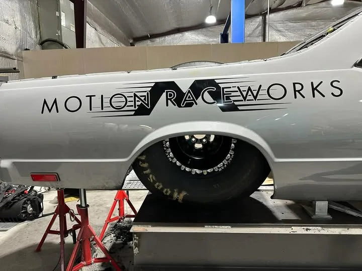 Mac Fab beadlock wheel on race car